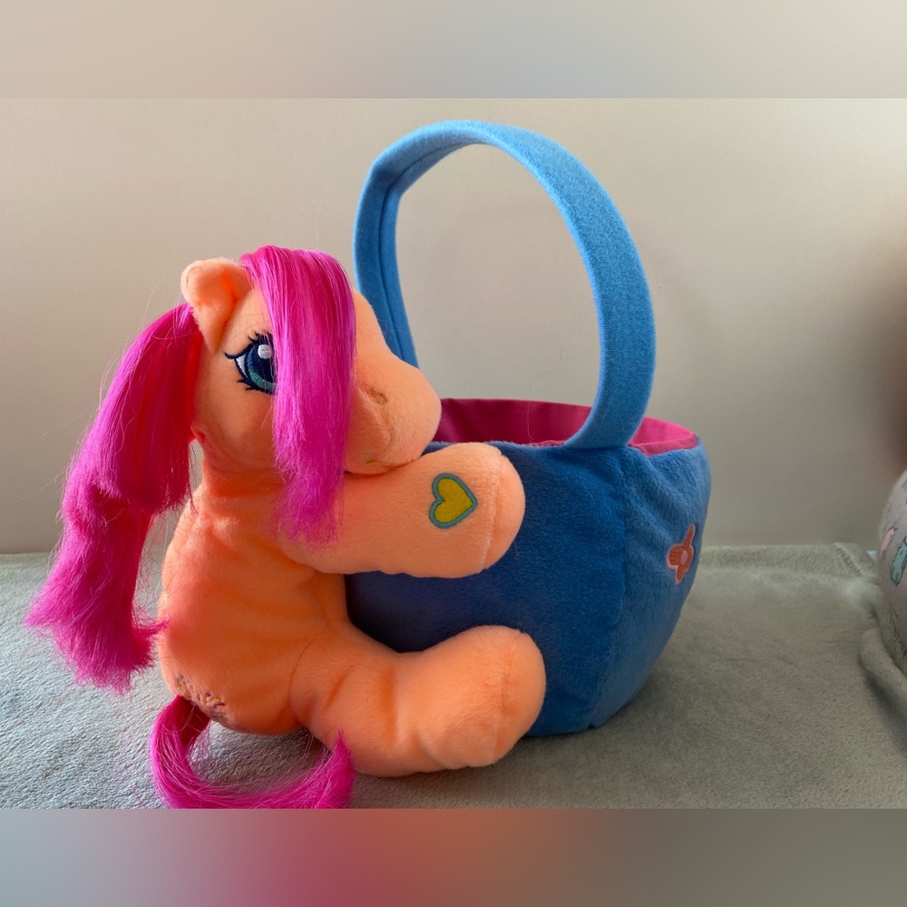 Sparkleworks My Little Pony Easter Basket Plush